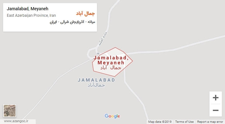 شهر جمال آباد بر روی نقشه
