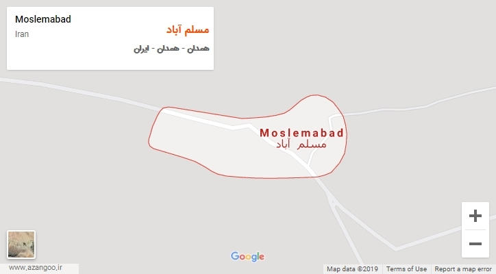 شهر مسلم آباد بر روی نقشه