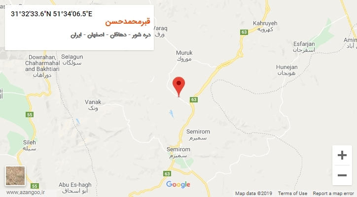 روستای قبرمحمدحسن بر روی نقشه