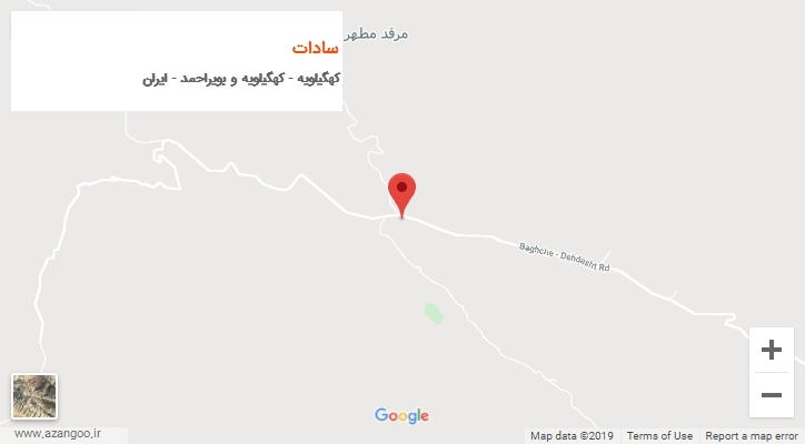شهر سادات بر روی نقشه
