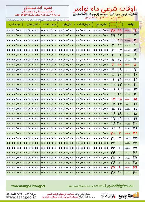 پیش نمایش فایل تصویری اوقات شرعی